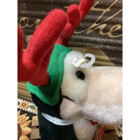 Opus Reindeer Plush Bloom County 1995 Christmas Forget Me Not American Greetings - Picture 5 of 11